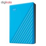 هارد اکسترنال وسترن دیجیتال مدل My Passport ظرفیت چهار ترابایت دارای رابط USB Type-A 3.2