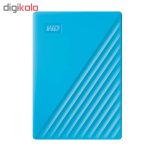 هارد اکسترنال وسترن دیجیتال مدل My Passport ظرفیت چهار ترابایت دارای رابط USB Type-A 3.2