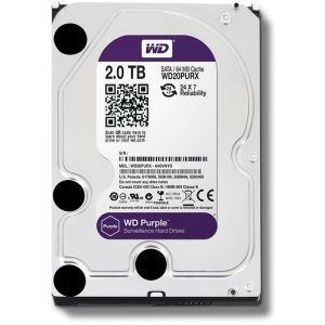 هارددیسک اینترنال وسترن دیجیتال مدل Purple WD20PURX ظرفیت 2 ترابایت