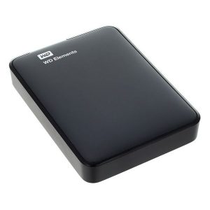 هارد اکسترنال وسترن دیجیتال مدل Elements ظرفیت یک ترابایت دارای رابط USB Type-A 3.2