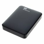 هارد اکسترنال وسترن دیجیتال مدل Elements ظرفیت یک ترابایت دارای رابط USB Type-A 3.2
