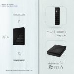 هارد اکسترنال وسترن دیجیتال مدل My Passport ظرفیت چهار ترابایت دارای رابط USB Type-A 3.0