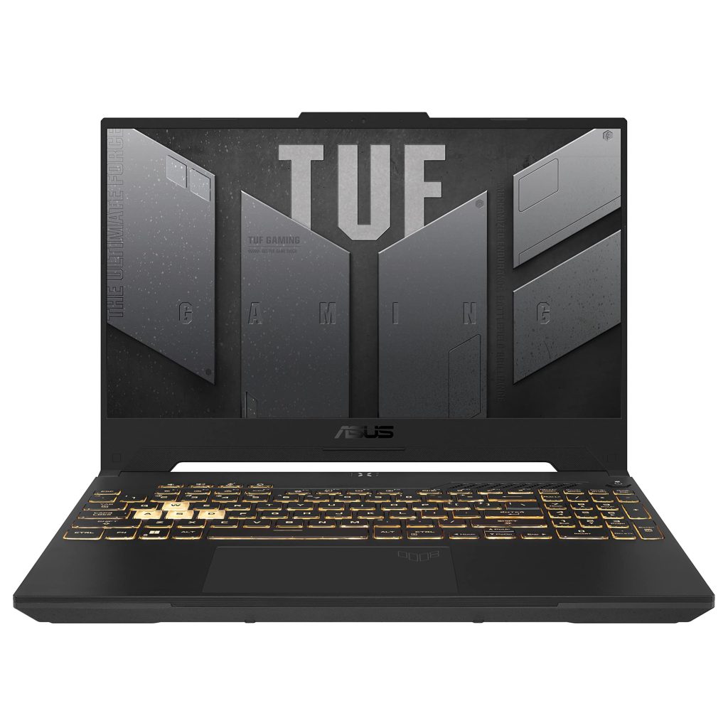 لپ تاپ 15.6 اینچی ایسوس مدل TUF Gaming F15 FX507ZC4-HN284-i5 12500H-16GB DDR4-512GB SSD-RTX3050-FHD