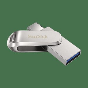 فلش مموری سن دیسک مدل Ultra Dual Drive Luxe ظرفیت 256 گیگابایت