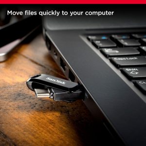 فلش مموری سن دیسک مدل Ultra Dual Drive GO USB Type-C ظرفیت 64 گیگابایت